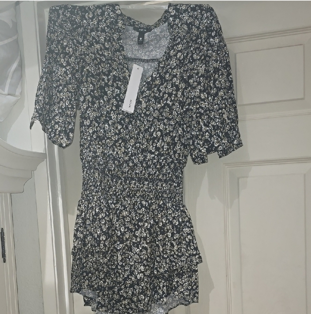 Floral Black Dress - Picture 7 of 8